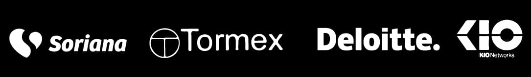 Por último, los egresados de carreras online trabajan en Soriana, Tormex, Deloitte y Kio Networks.